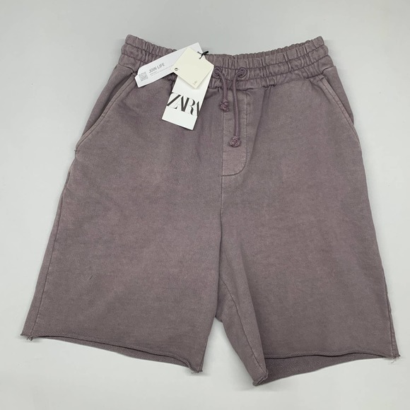 ZARA Other - NEW Zara Men Shorts S Purple Athleisure Read